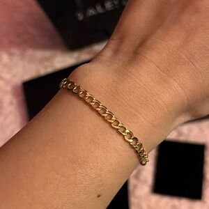 Zales Gold Link Bracelet